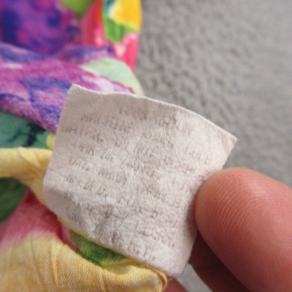 Vintage‎ Jams World Mens Hawaiian Shirt size XL Floral Patchwork Tropical - Picture 6 of 8